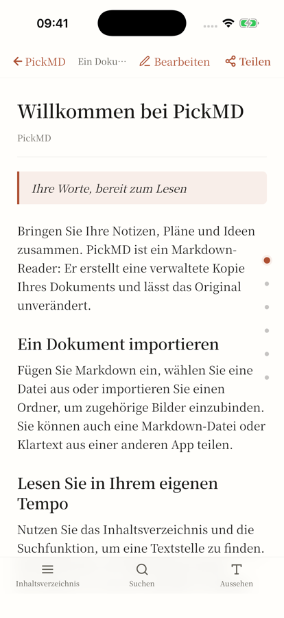 PickMD · Lesen