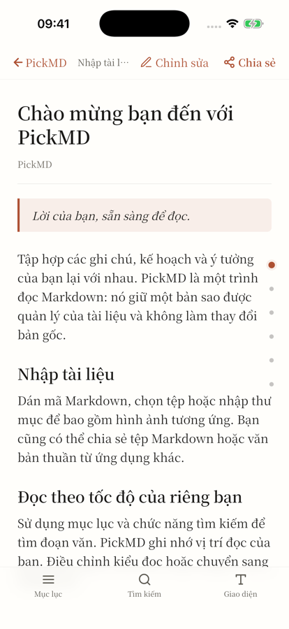 PickMD · Đọc